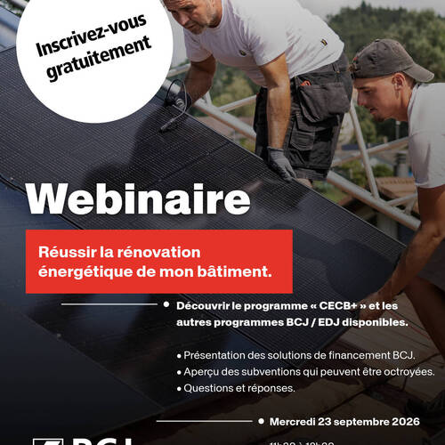 Webinaire « Réussir la rénovation énergétique de mon bâtiment »
