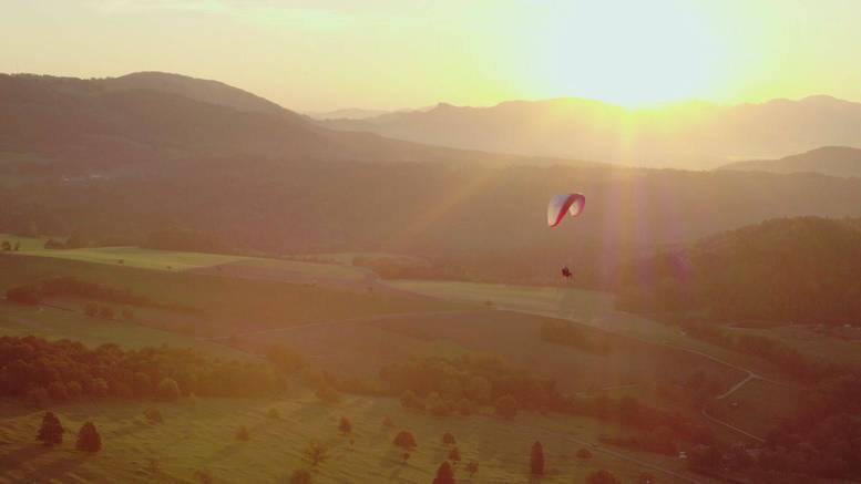 Vol en parapente biplace