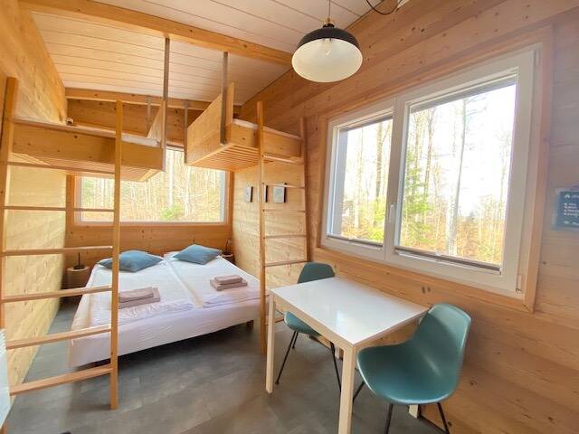 Nuitée dans une cabane