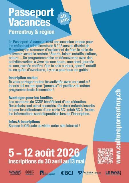 Passeport vacances Porrentruy