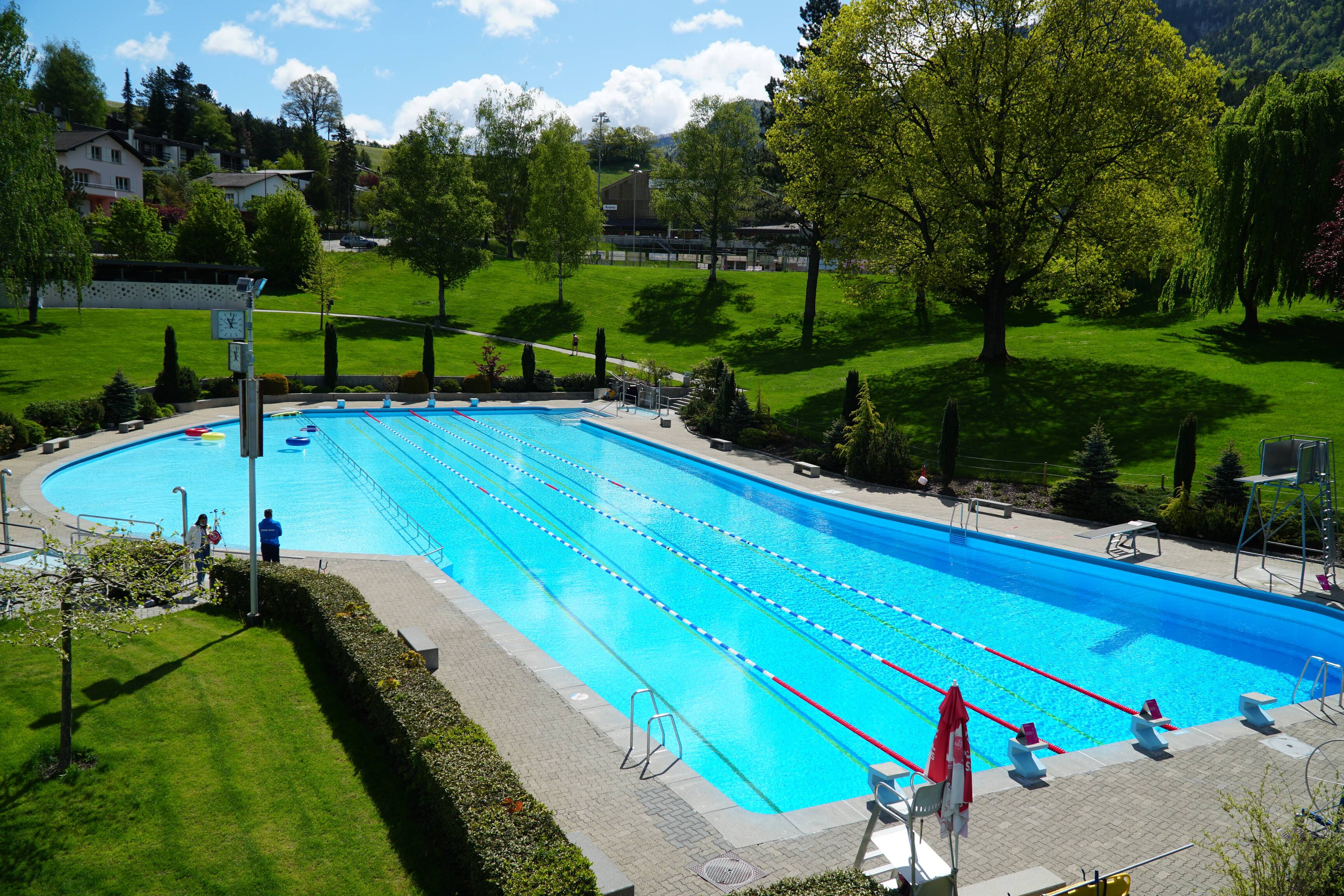Entrée à la piscine