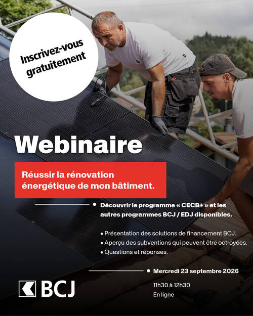 Webinaire « Réussir la rénovation énergétique de mon bâtiment »